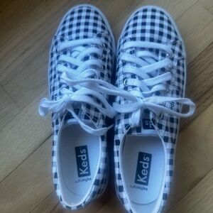 Keds Black and White Checkered Sneakers